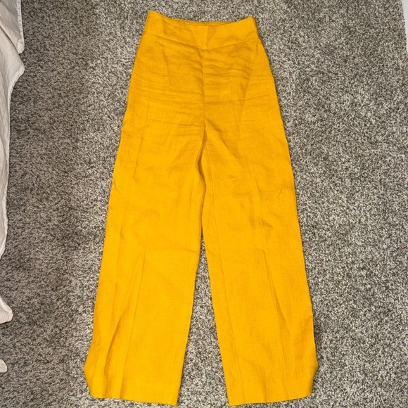 Sézane linen trousers Wide-leg pants size 34 - Picture 4 of 16